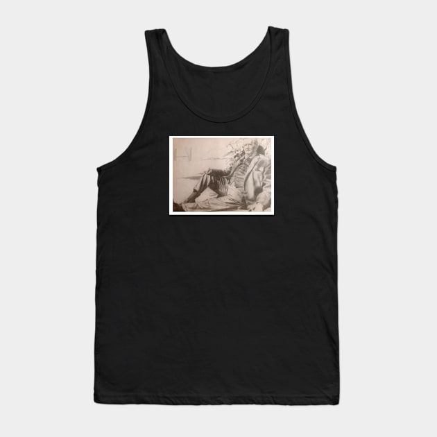 Tolkien at Rest Tank Top by Grant Hudson